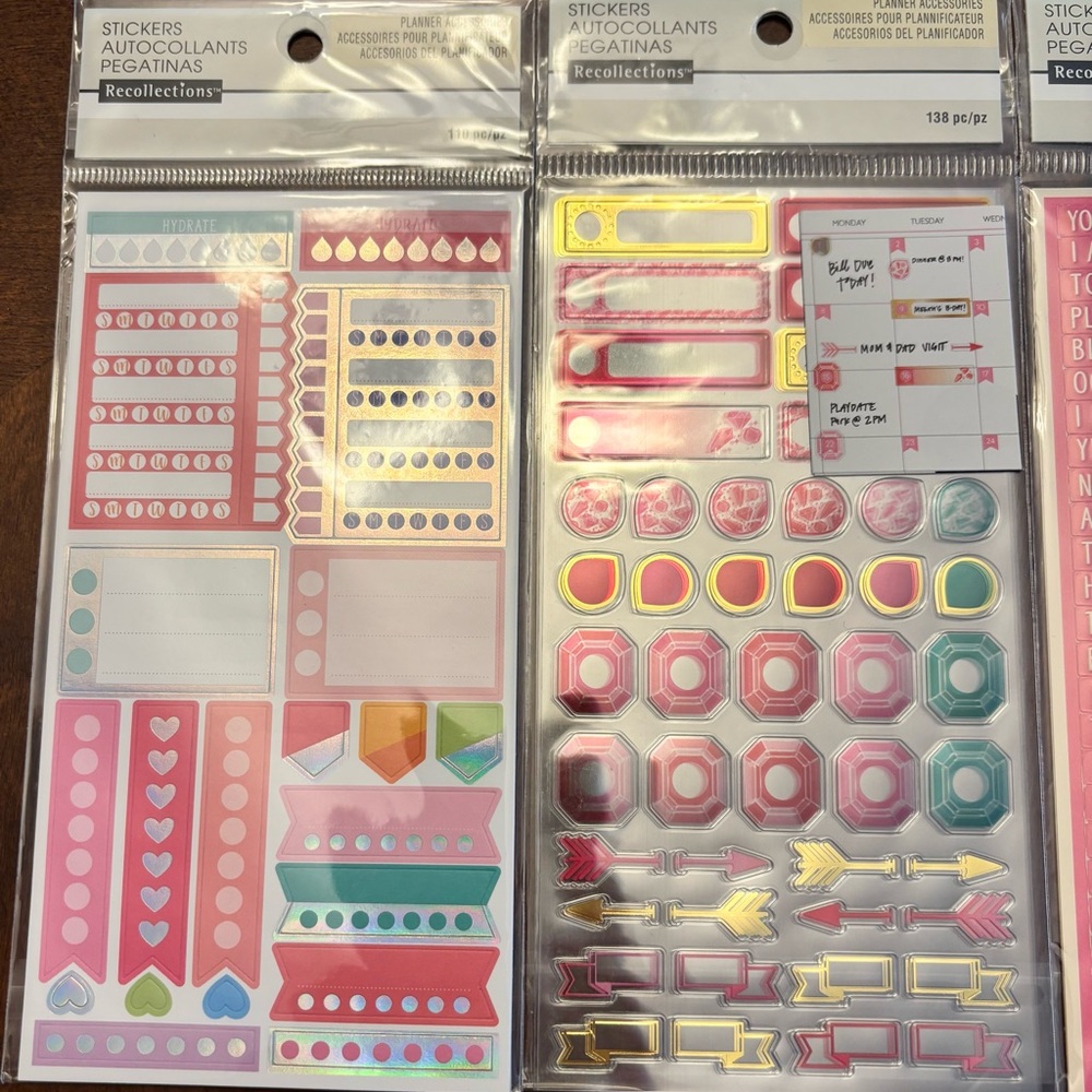 Recollections Planner Stickers 7 Packs - Picture 2 of 5